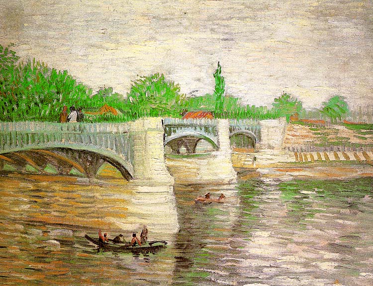 Vincent Van Gogh The Seine with the Pont de la Grand Jatte